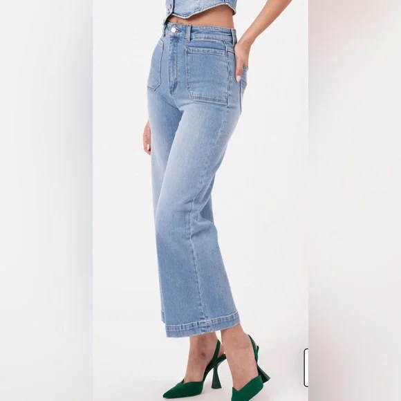 COPY - ROLLA’S High Rise Wide Leg Sailor Jeans size 30 Aussie 12 - Picture 8 of 8